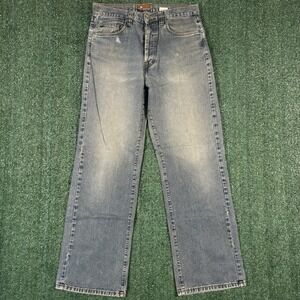 Vintage Bulldog Jeans Mens 31X31 Wide Leg Baggy Skater Grunge USA Denim